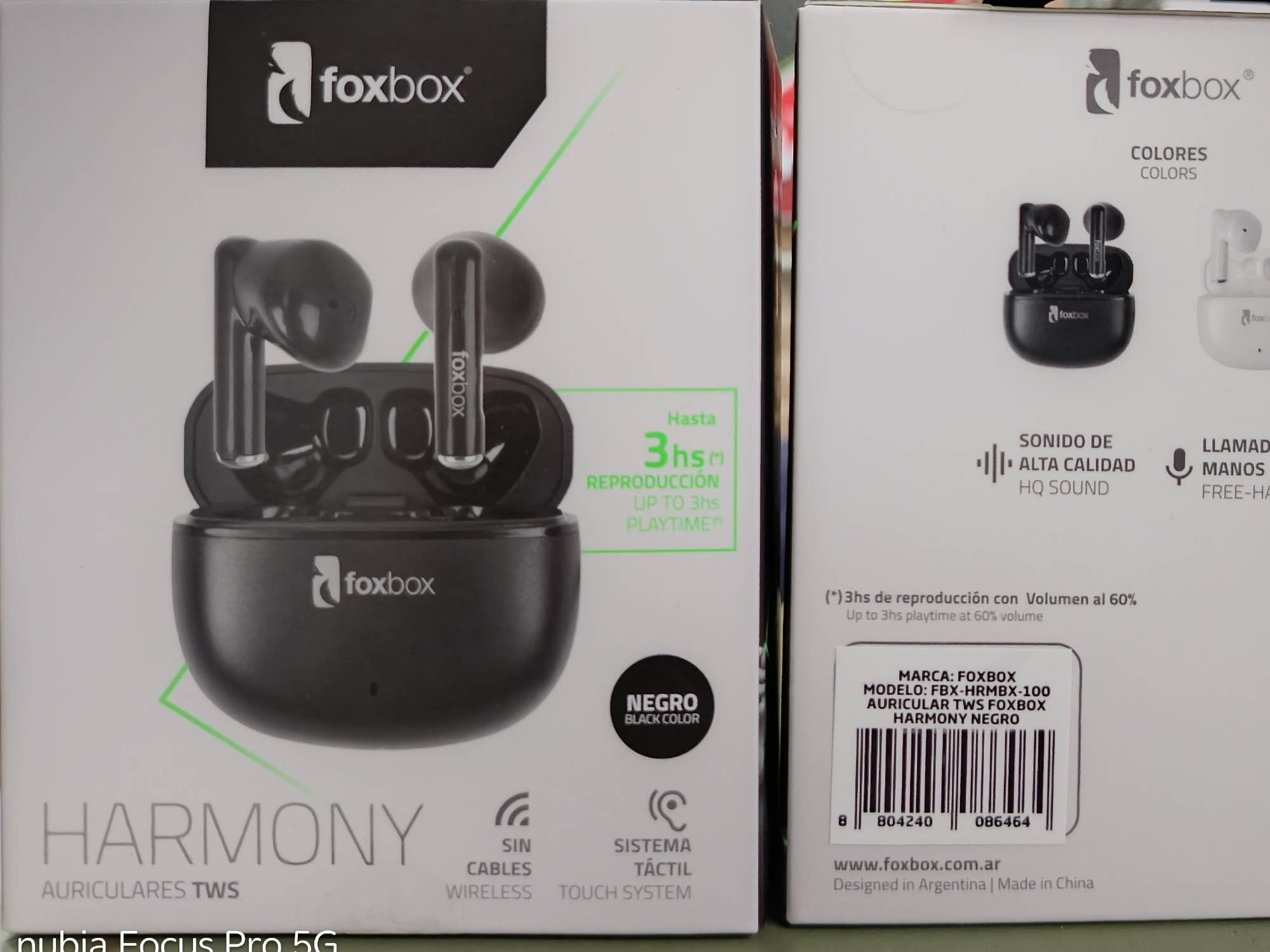 AURICULARES BT FOX BOX HARMONY