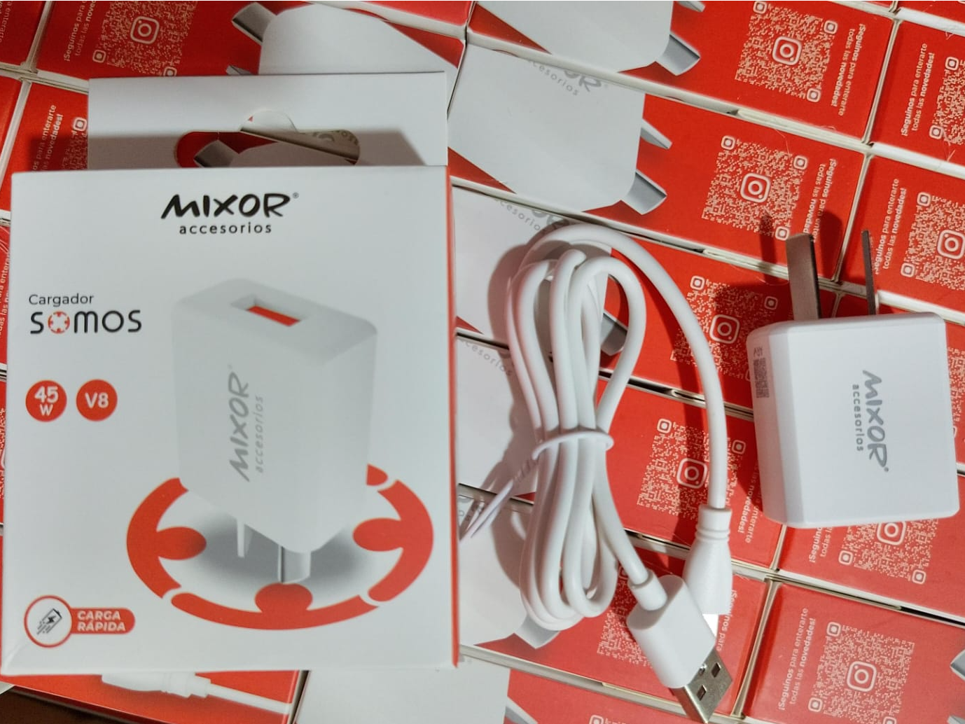 CARGADOR V8 MIXOR SOMOS 45W