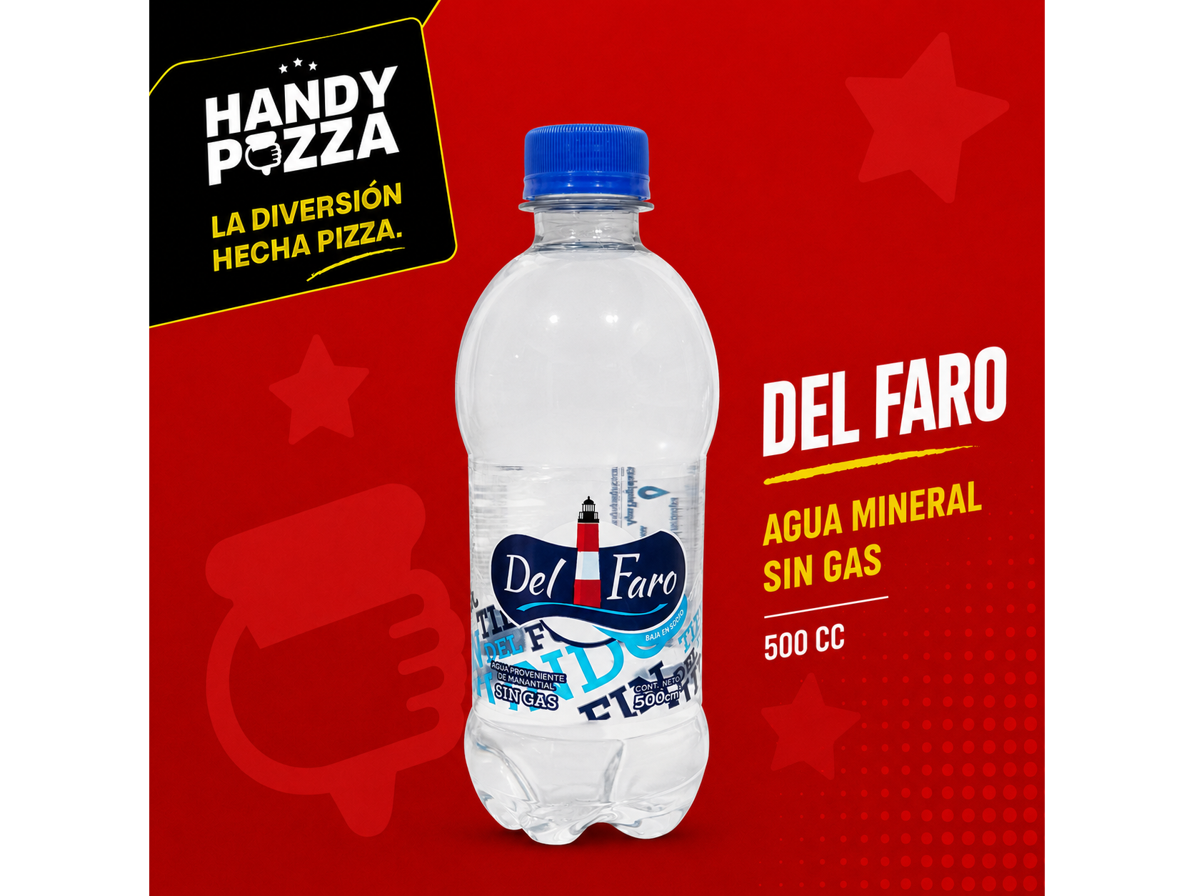 Agua Mineral sin gas 500ml