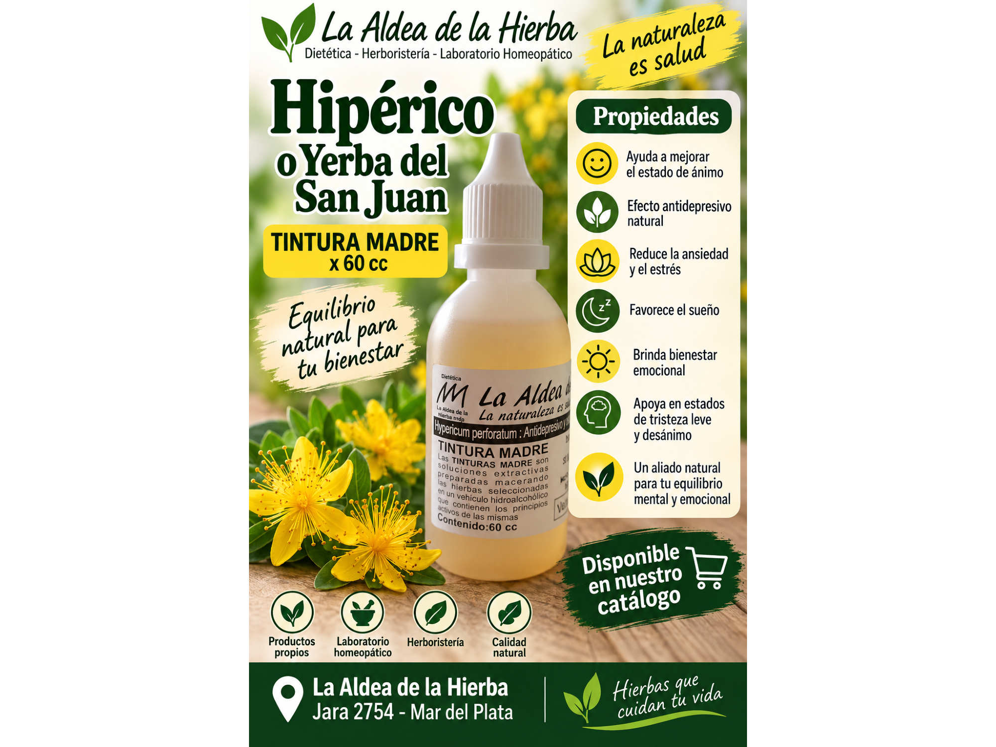 HIPÉRICO O YERBA DEL SAN JUAN
