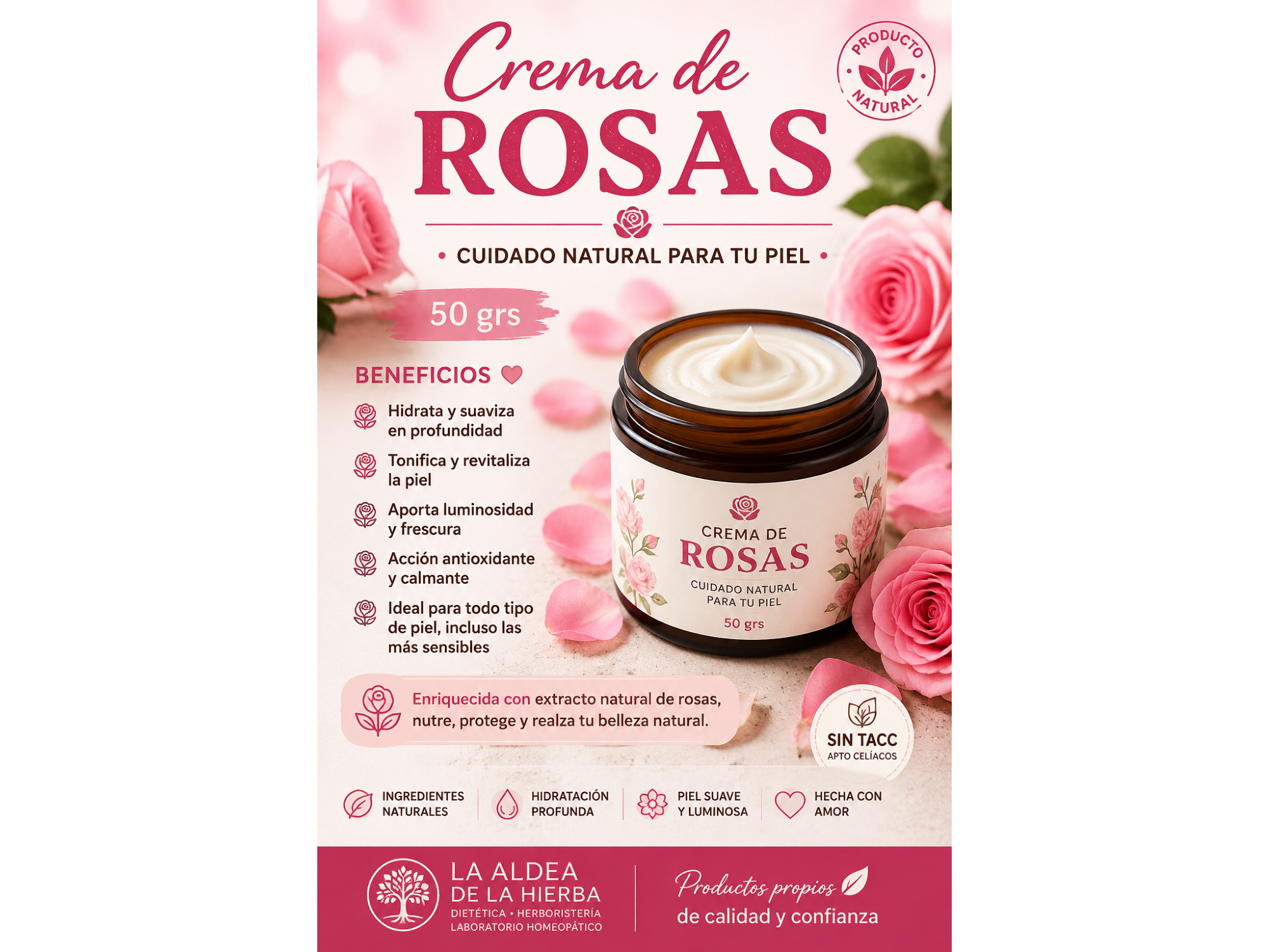 Crema de Rosas – 50 g