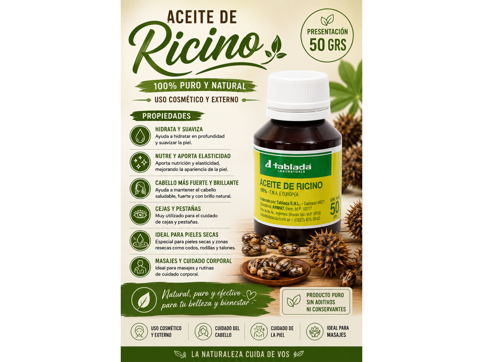 Aceite de Ricino – 50 cc