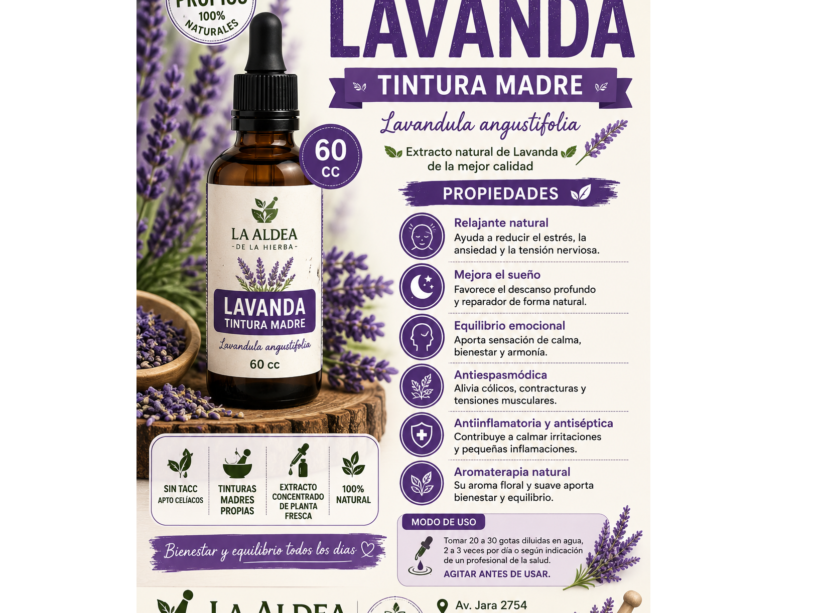 Lavanda tintura madre