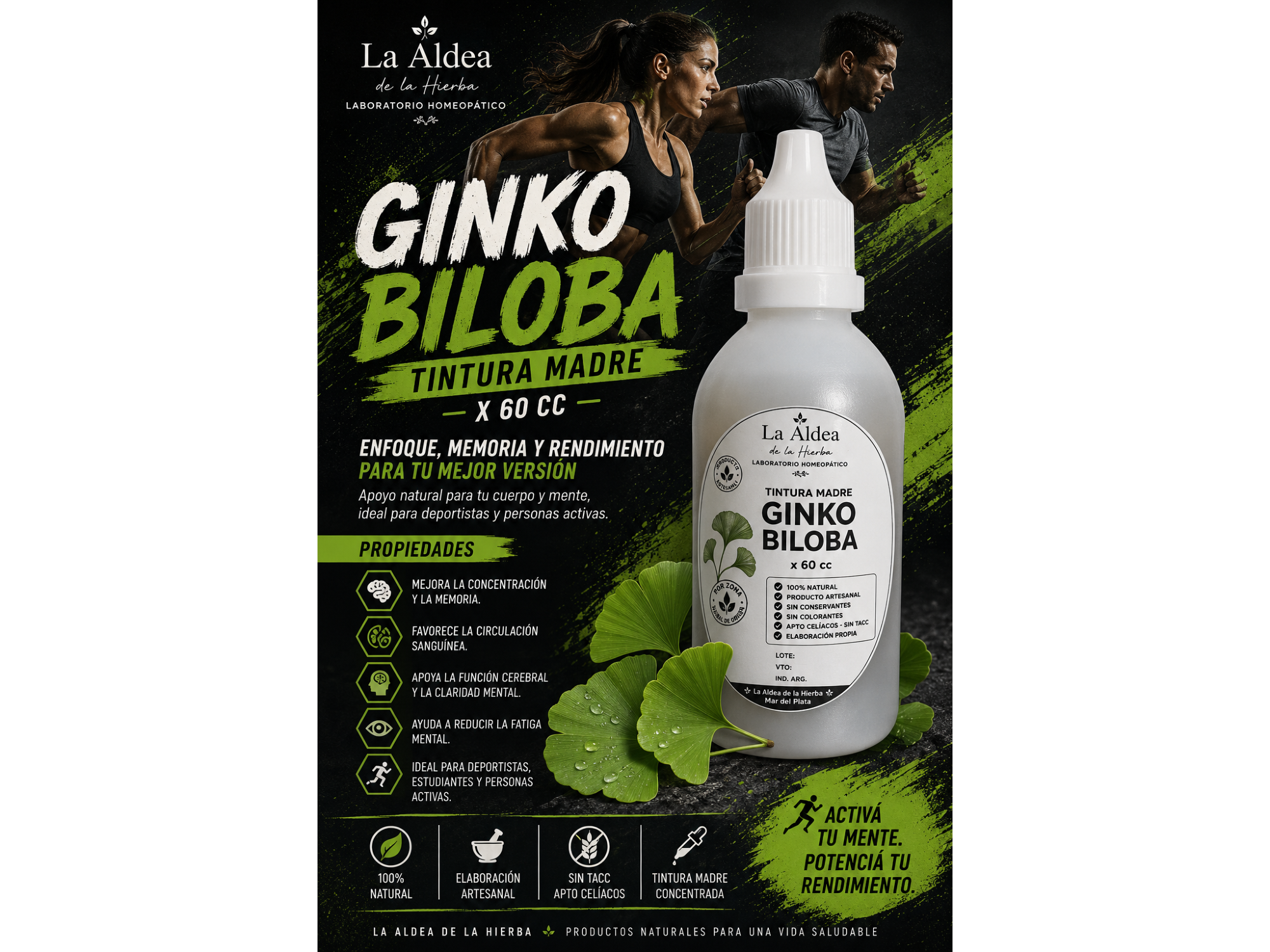 GINKO BILOBA – TINTURA MADRE x 60 CC