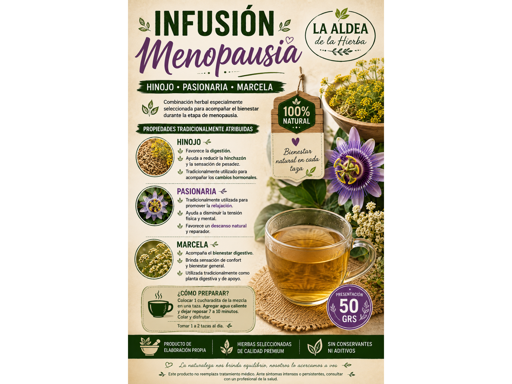 INFUSIÓN MENOPAUSIA x 50 grs
