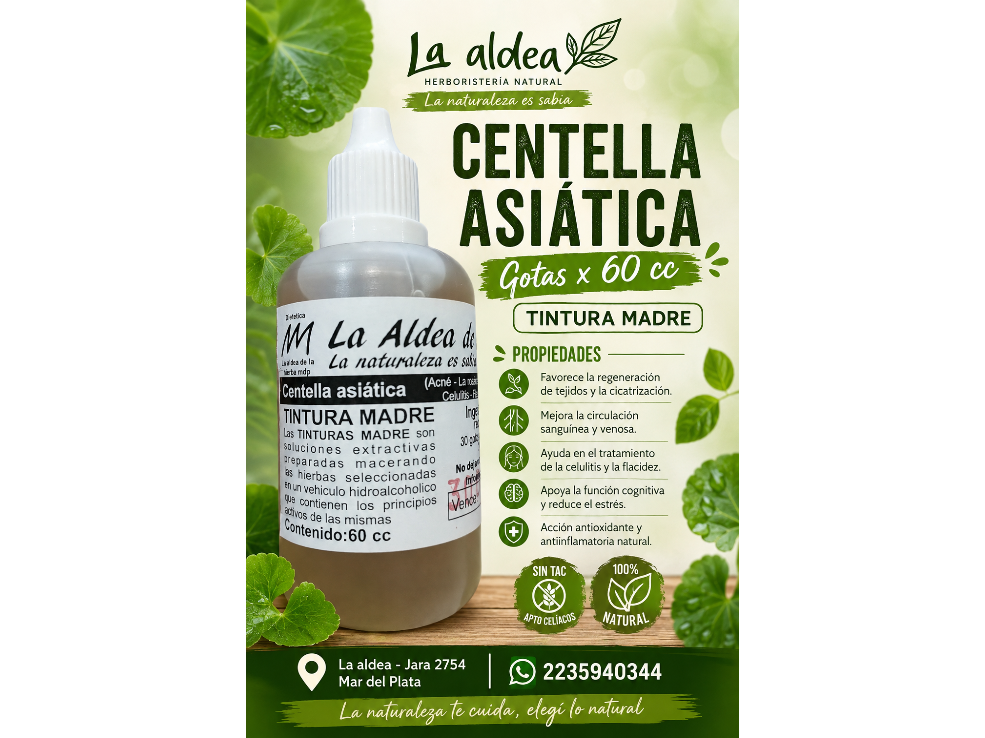 Centella asiática gotas