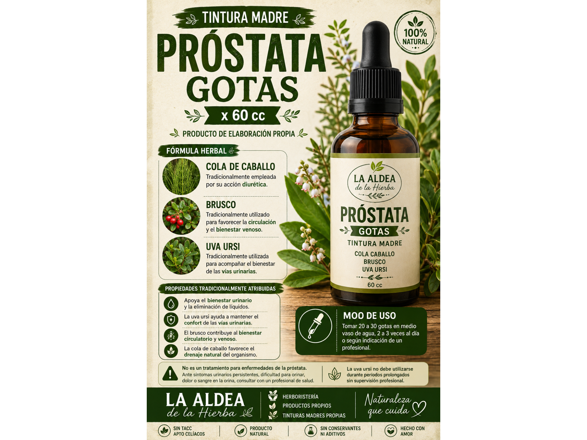 PRÓSTATA — GOTAS x 60 cc