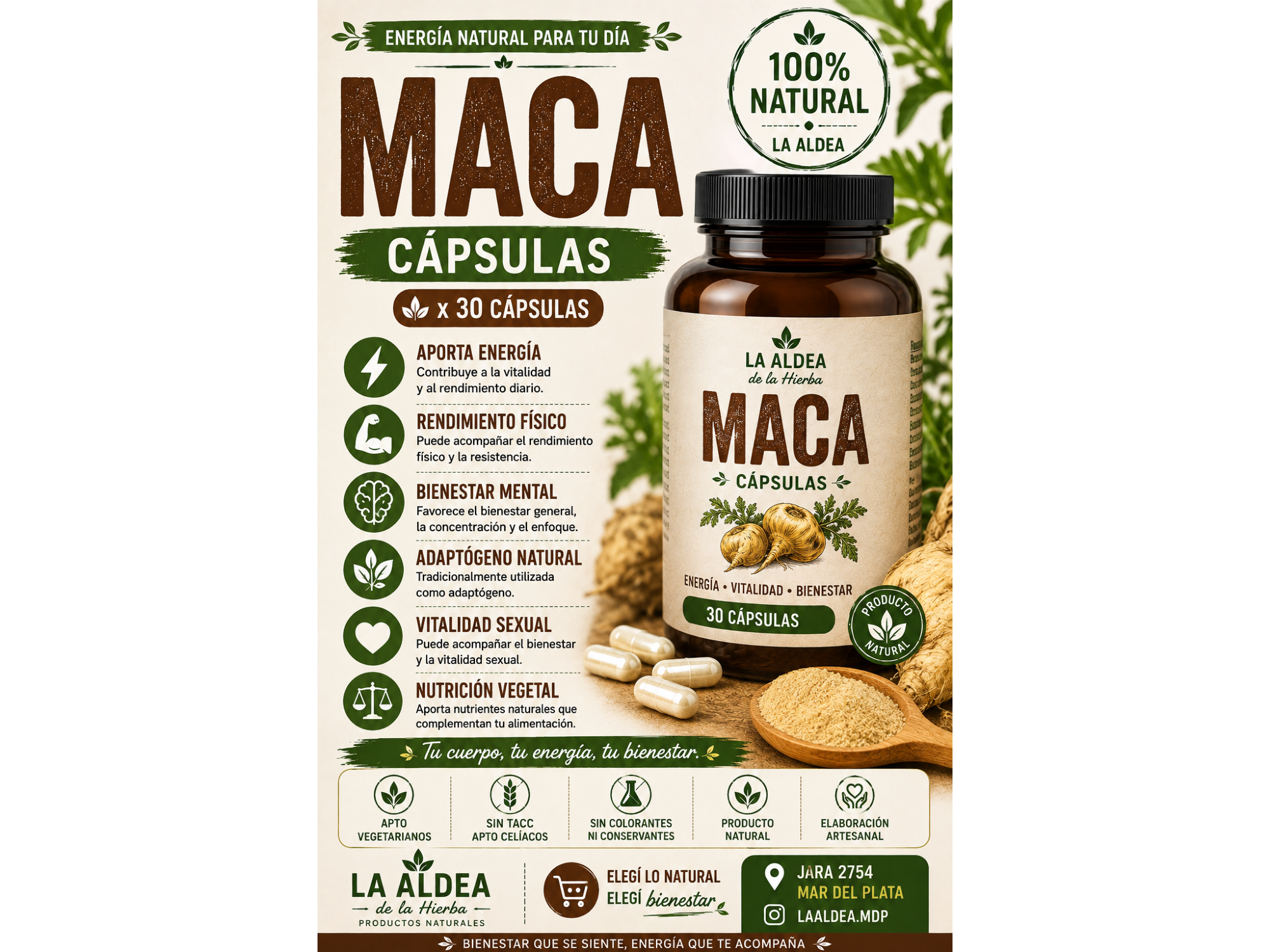 Maca — Cápsulas x 30