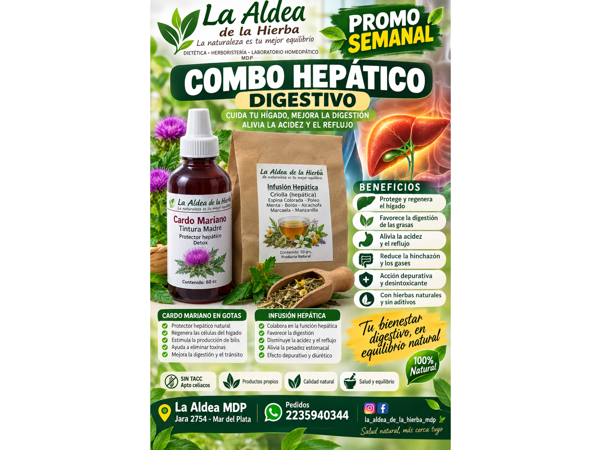 – COMBO HEPÁTICO DIGESTIVO ✨🌿