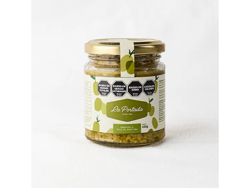 PASTA DE ACEITUNA LA PORTADA 180 Grs.
