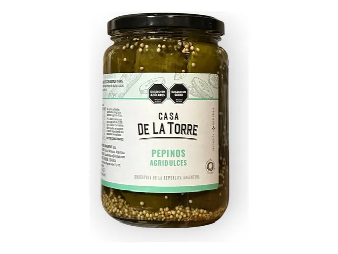 PEPINOS AGRIDULCES EN VINAGRE 800g
