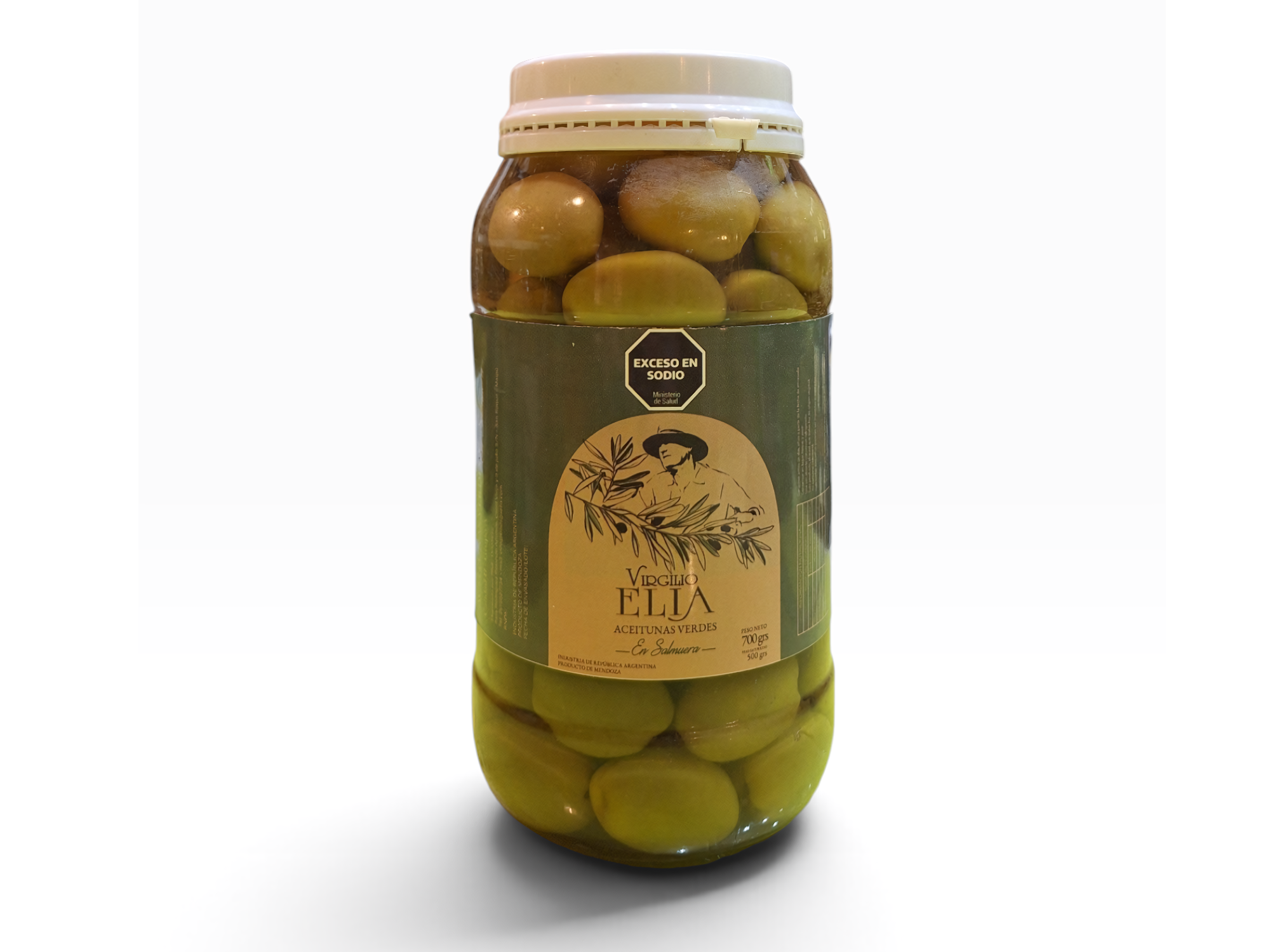 VIRGILIO ELIA ACEITUNAS VERDES 500 gr