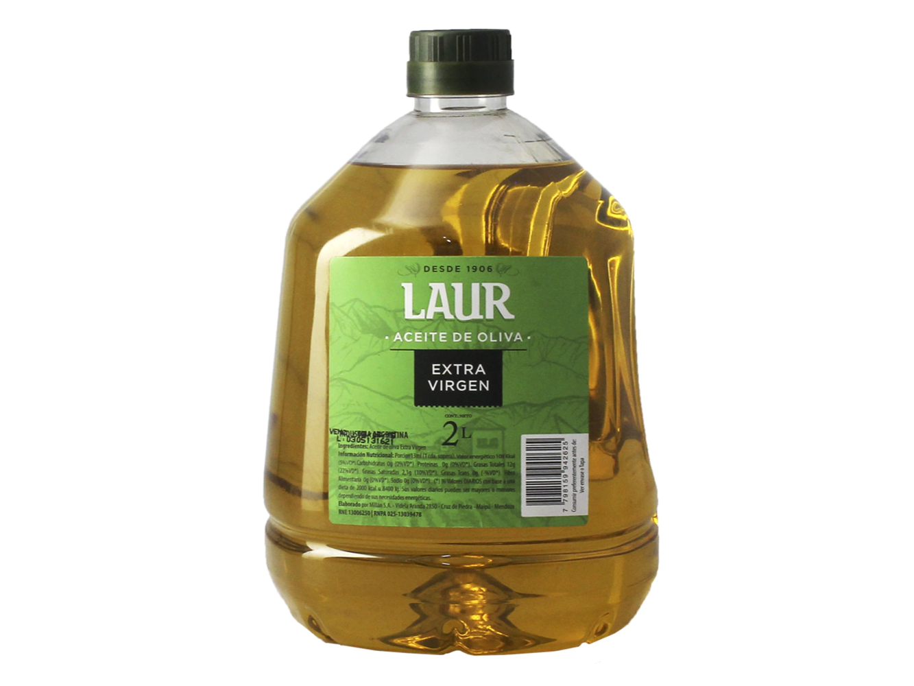 OLIVA LAUR EXTRA VIRGEN PET 2000cc