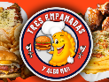 Logo Tres empanadas y algo mas!!!