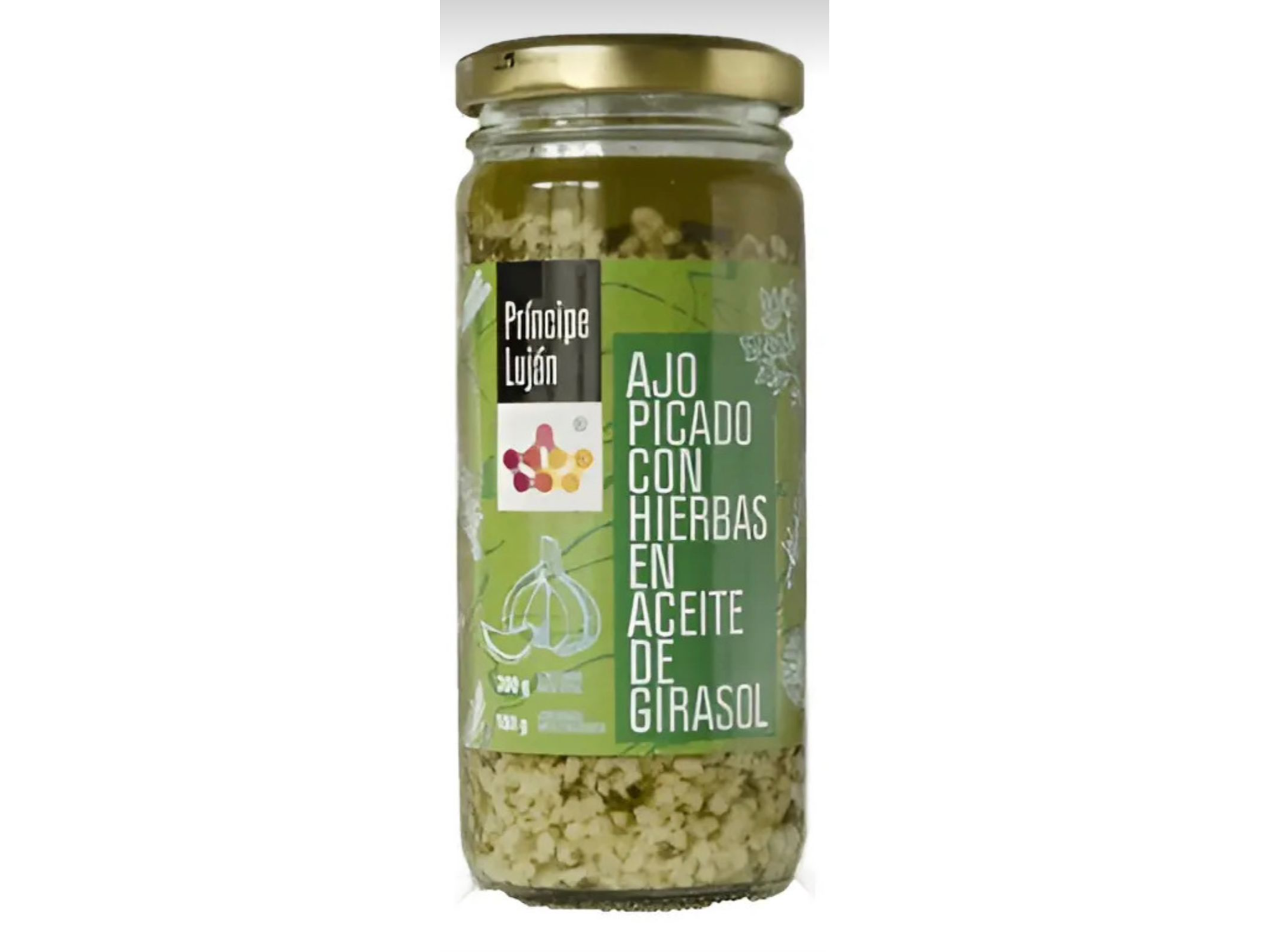 AJO PICANDO CON HIERBAS EN ACEITE DE GIRASOL