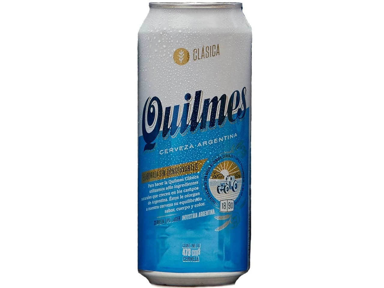 Cerveza Quilmes clásica lata 473cc