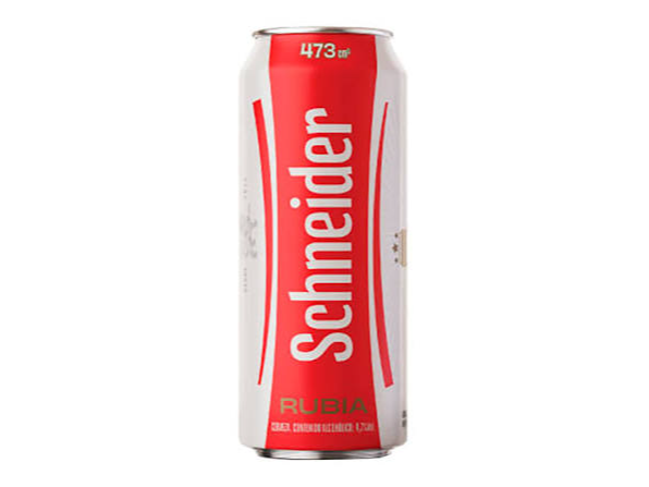 Cerveza Schneider lata 473cc