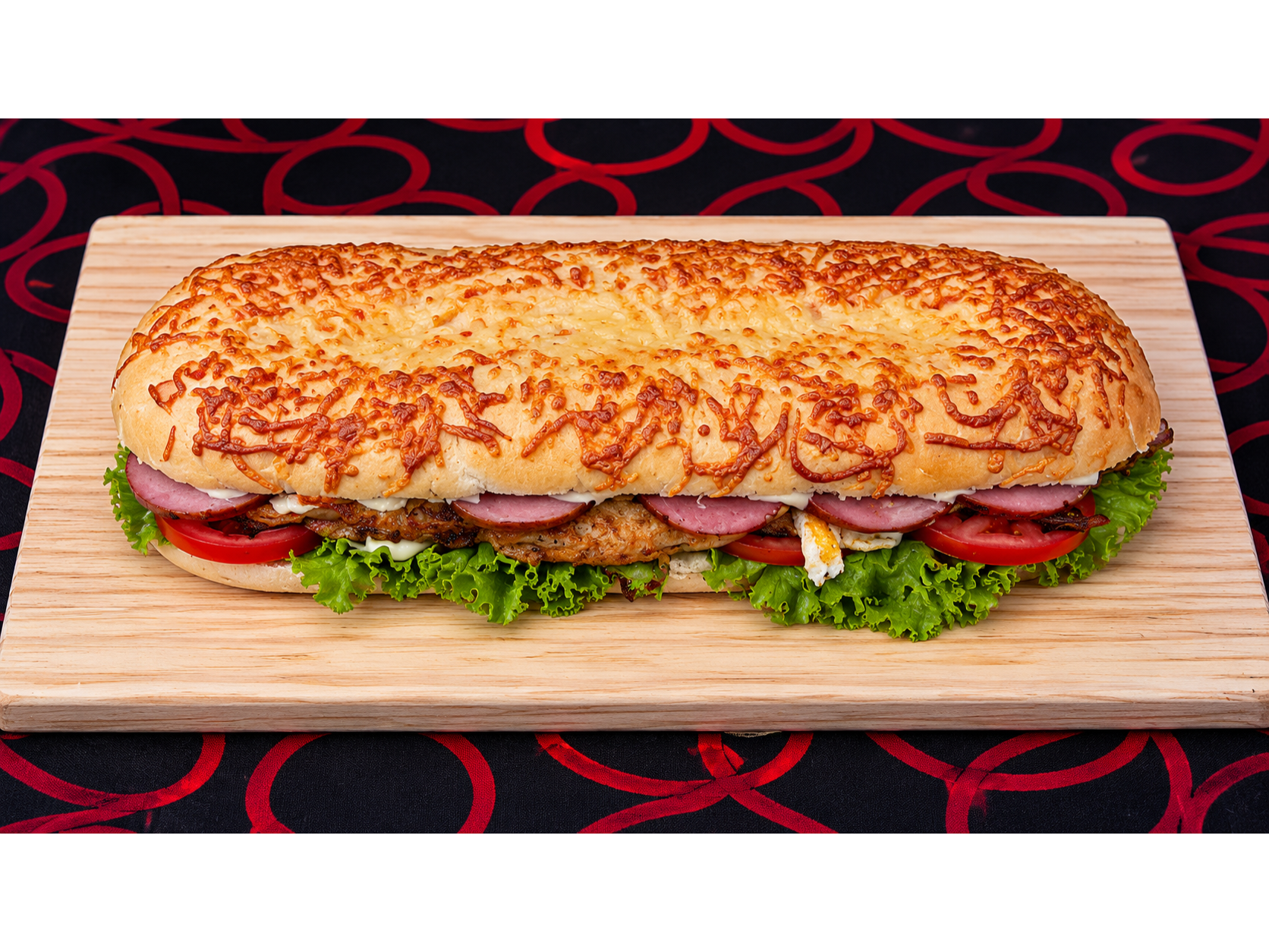 Sandwich milanga de pollo