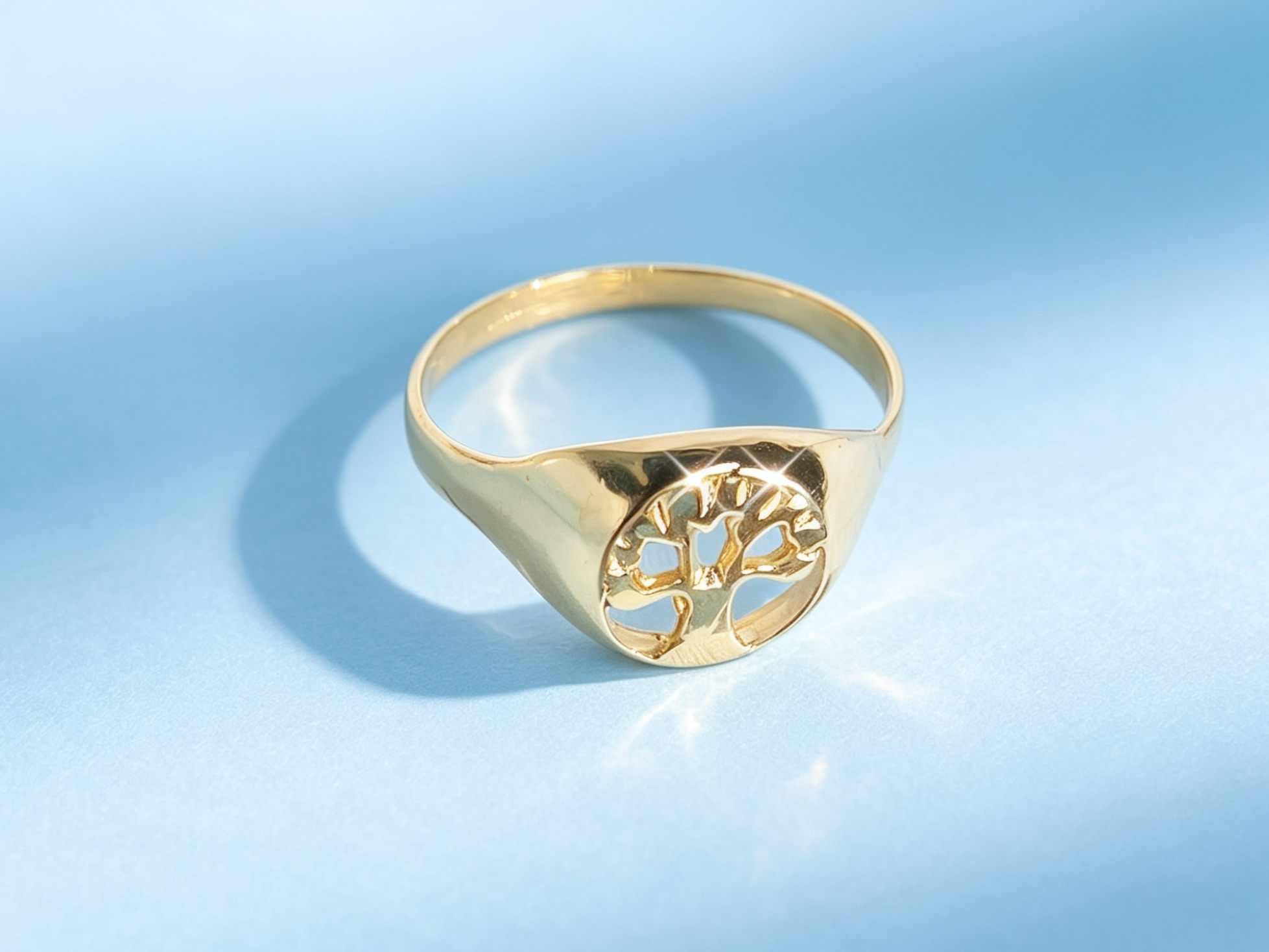 Anillo Sello Árbol de la Vida