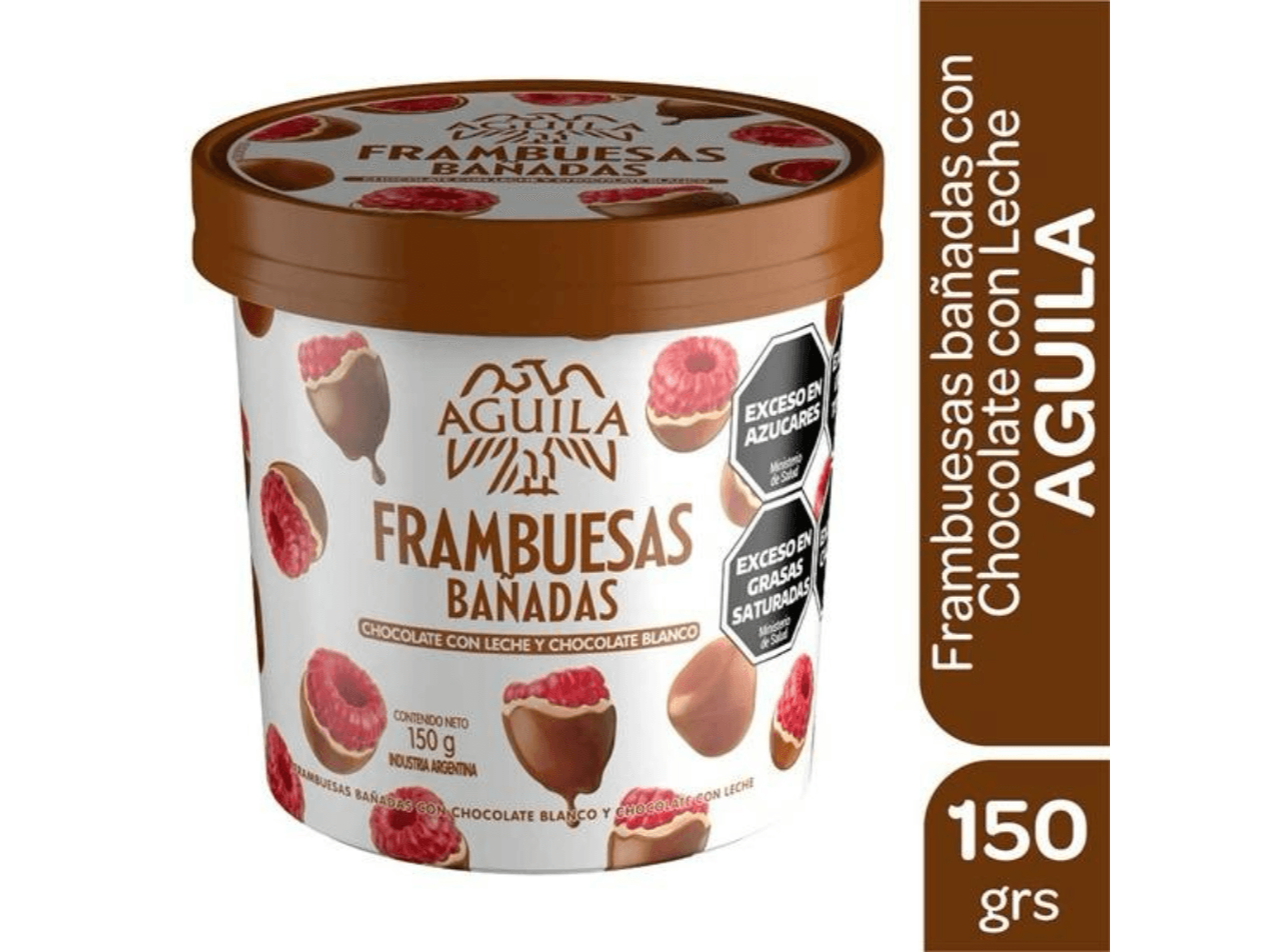 frambuesa bañadas en chocolate y ddl