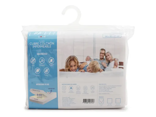 CUBRE COLCHON IMPERMEABLE