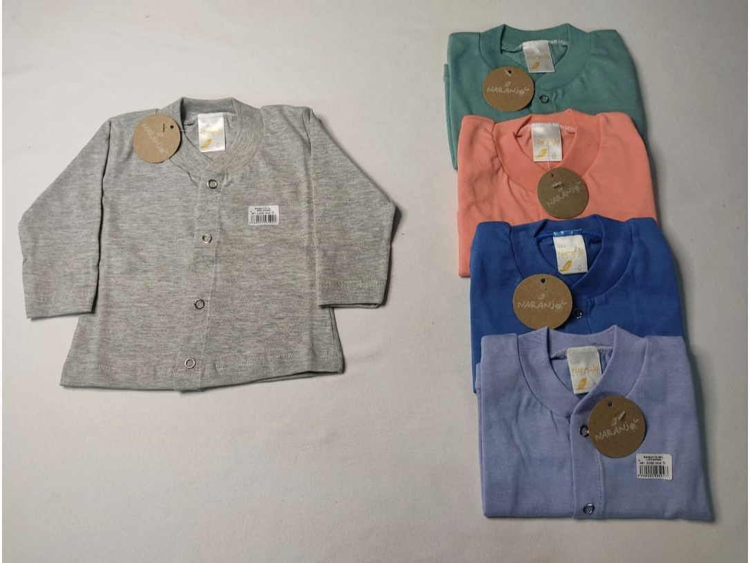 CAMPERA DE ALGODON PARA BEBÉ (MARCA NARANJO)