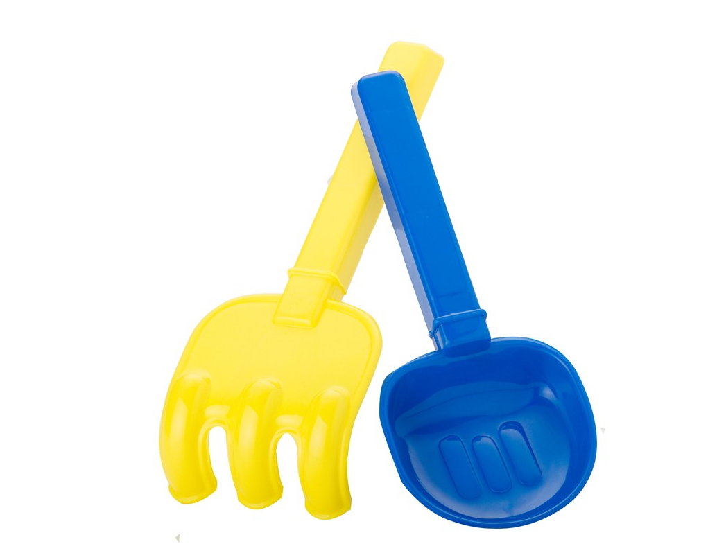 PALA Y RASTRILLO 25 CM