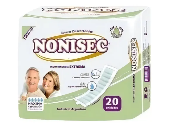 APOSITO NONISEC INCONTINENCIA EXTREMA X 20