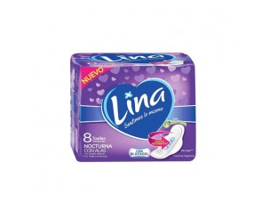 LINA NOCTURNA C/ALAS ODOR CONTROL 8 UNID