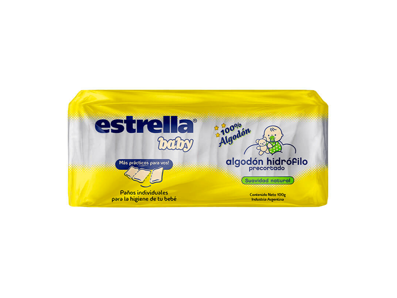 ALGODON ESTRELLA BABY PRE CORTADO