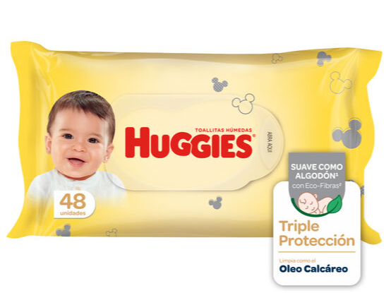 TOALLITAS HUGGIES CON OLEO CALCAREO