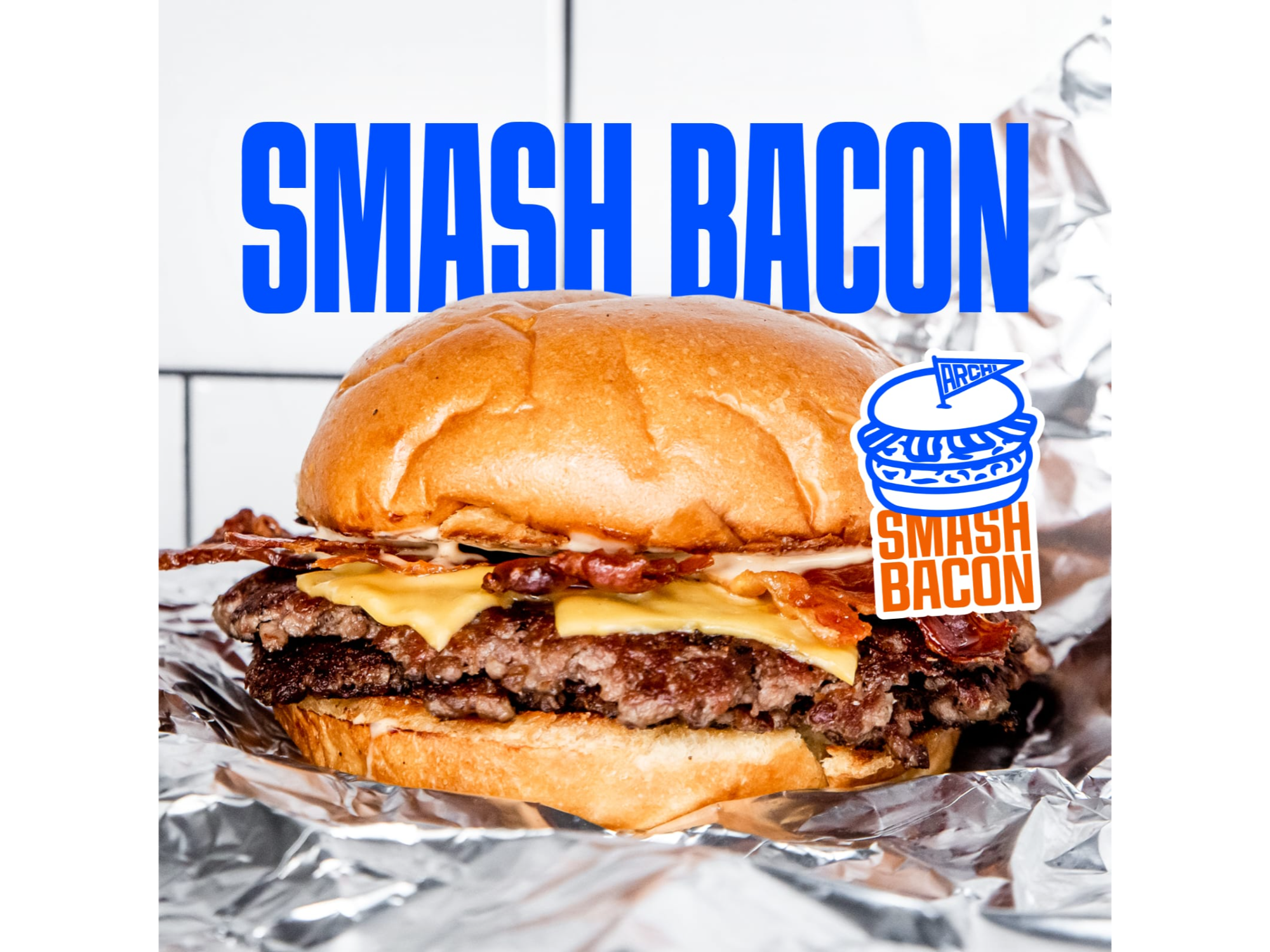 SMASH BACON + LATA + PAPAS