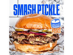 SMASH PICKLE + BEBIDA500ML + PAPAS