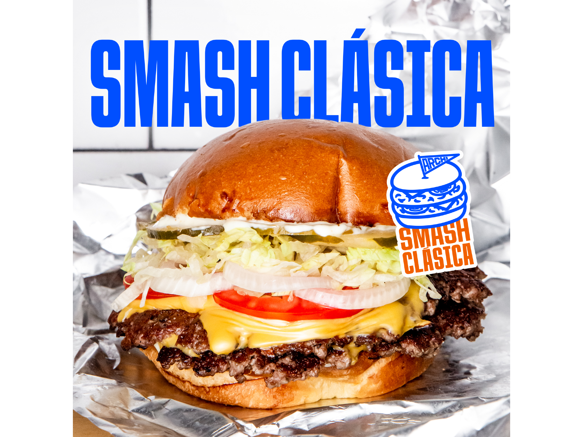 SMASH CLASICA + GASEOSA 500ML + PAPAS