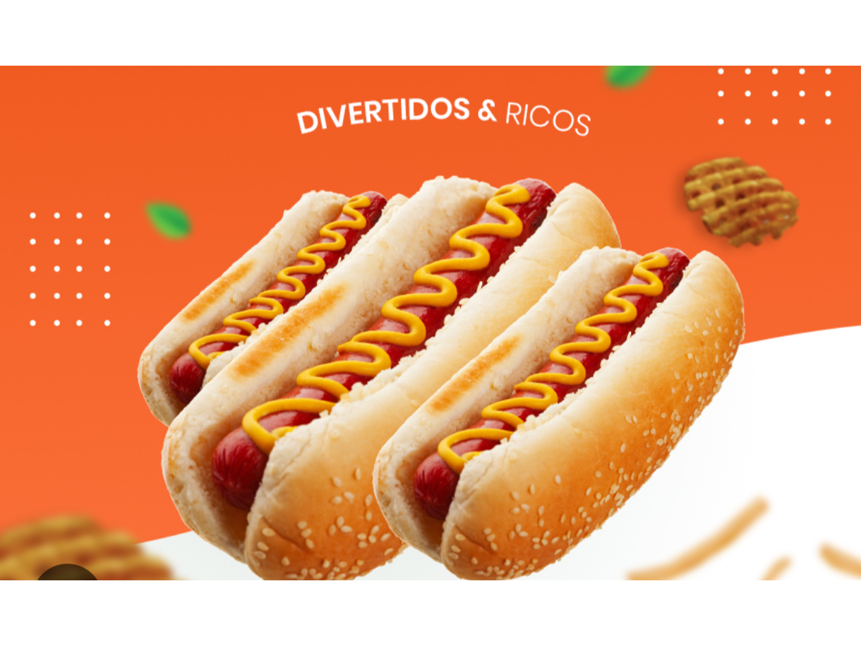 72  SALCHICHAS LA BLANCA + PANES + CONDIMENTOS + PORTAPANCHOS