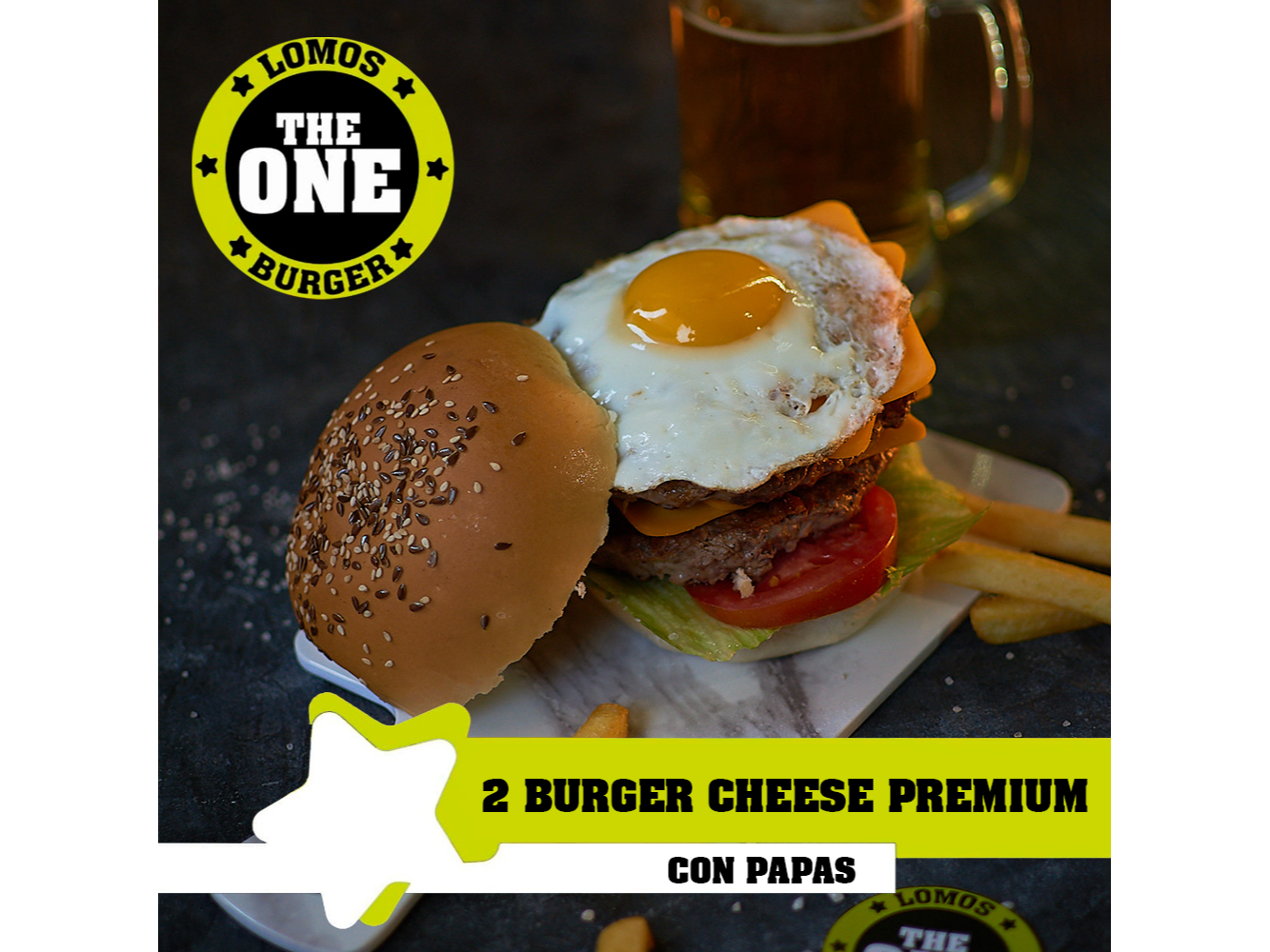 2 CHEESE BURGER PREMIUM