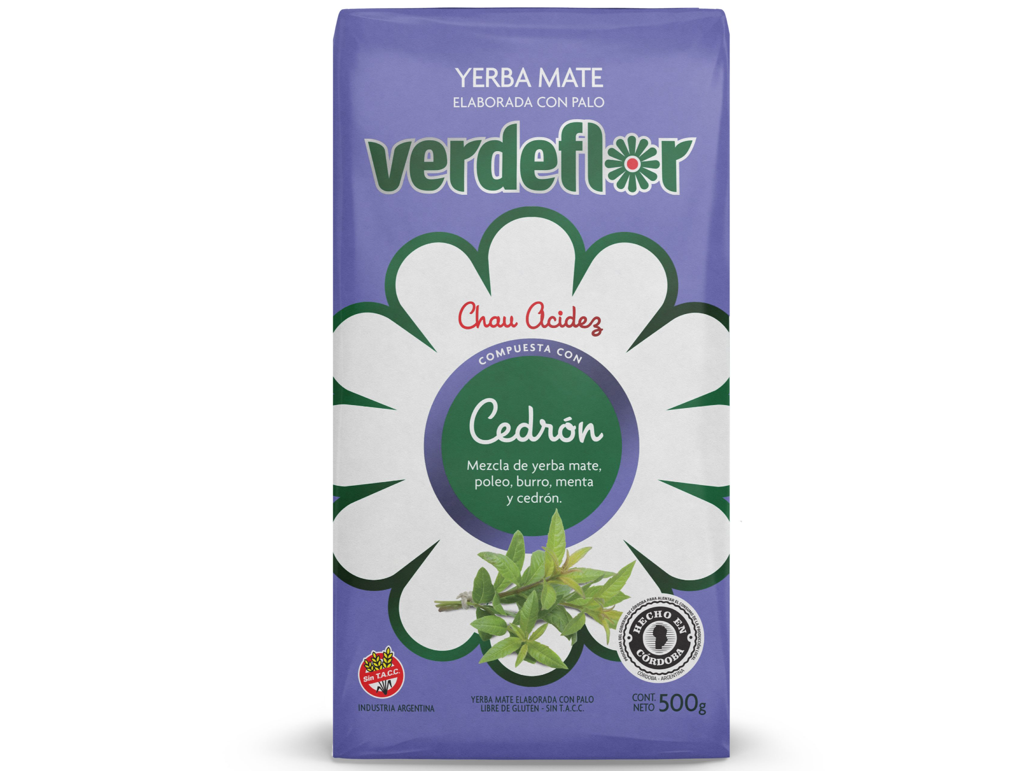 Yerba Verdeflor Cedrón 500g