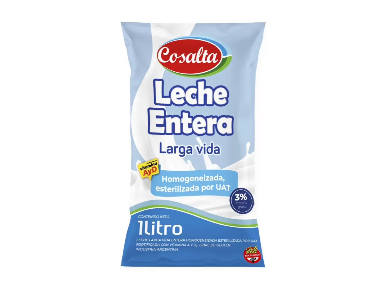 Leche cosalta LV  sachet x 1 litro