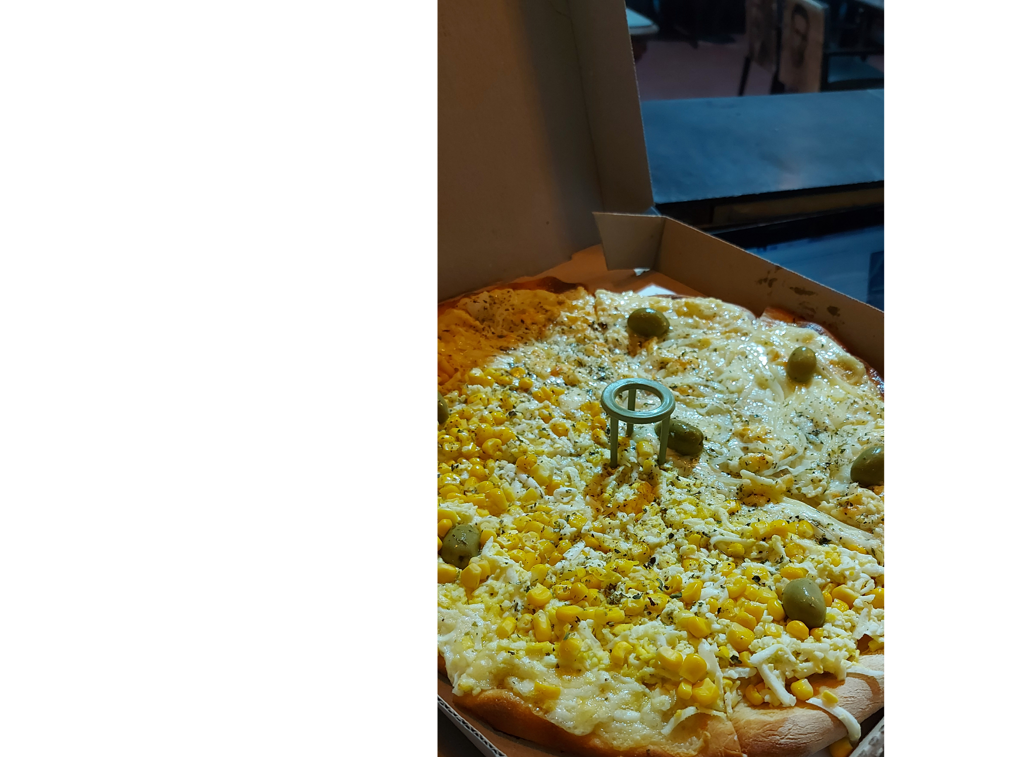 pizza choclo