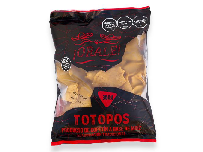 Nachos totopo ORALE x 360 g