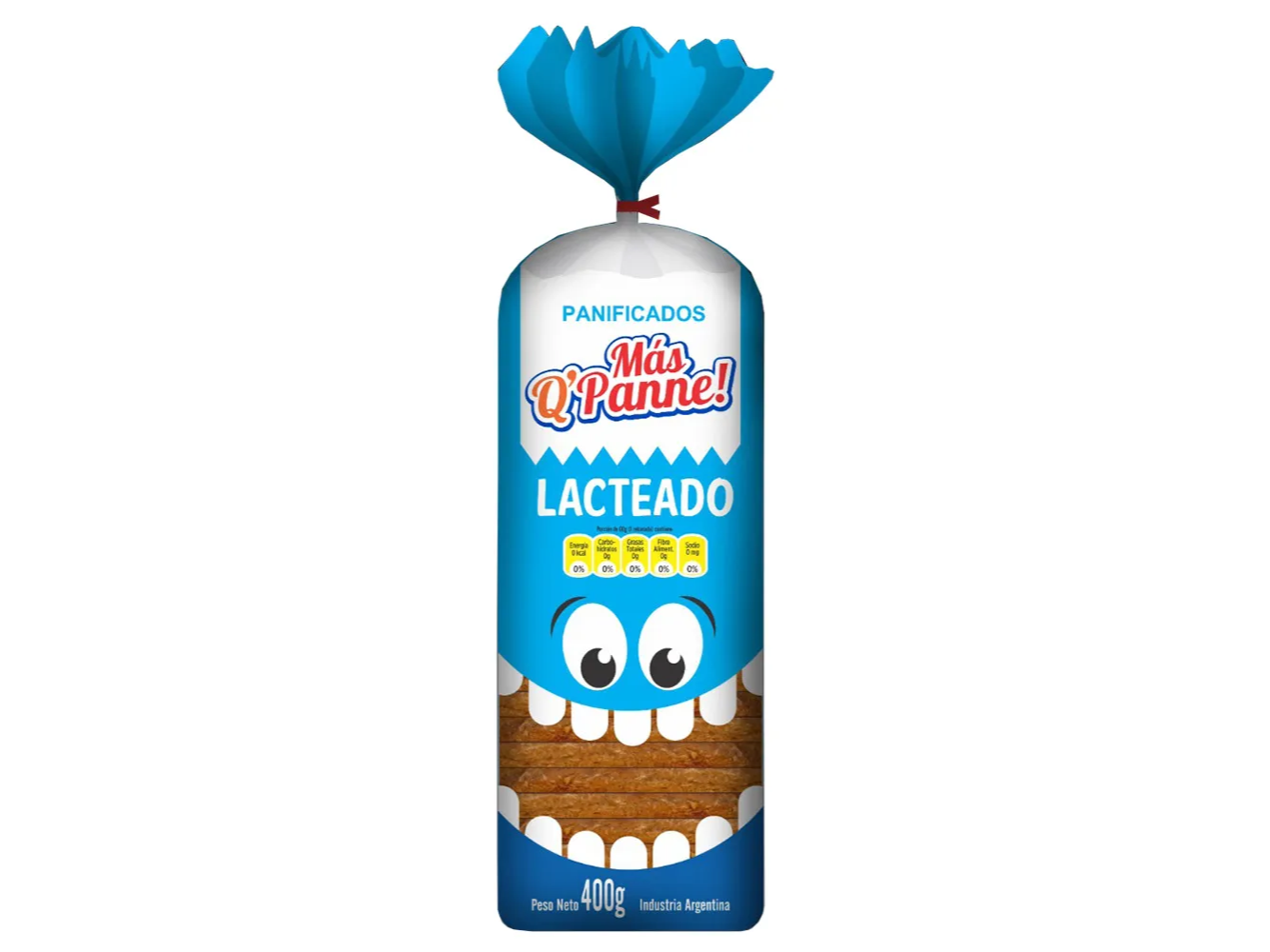 Pan lactal blanco Q PANNE x 400 g