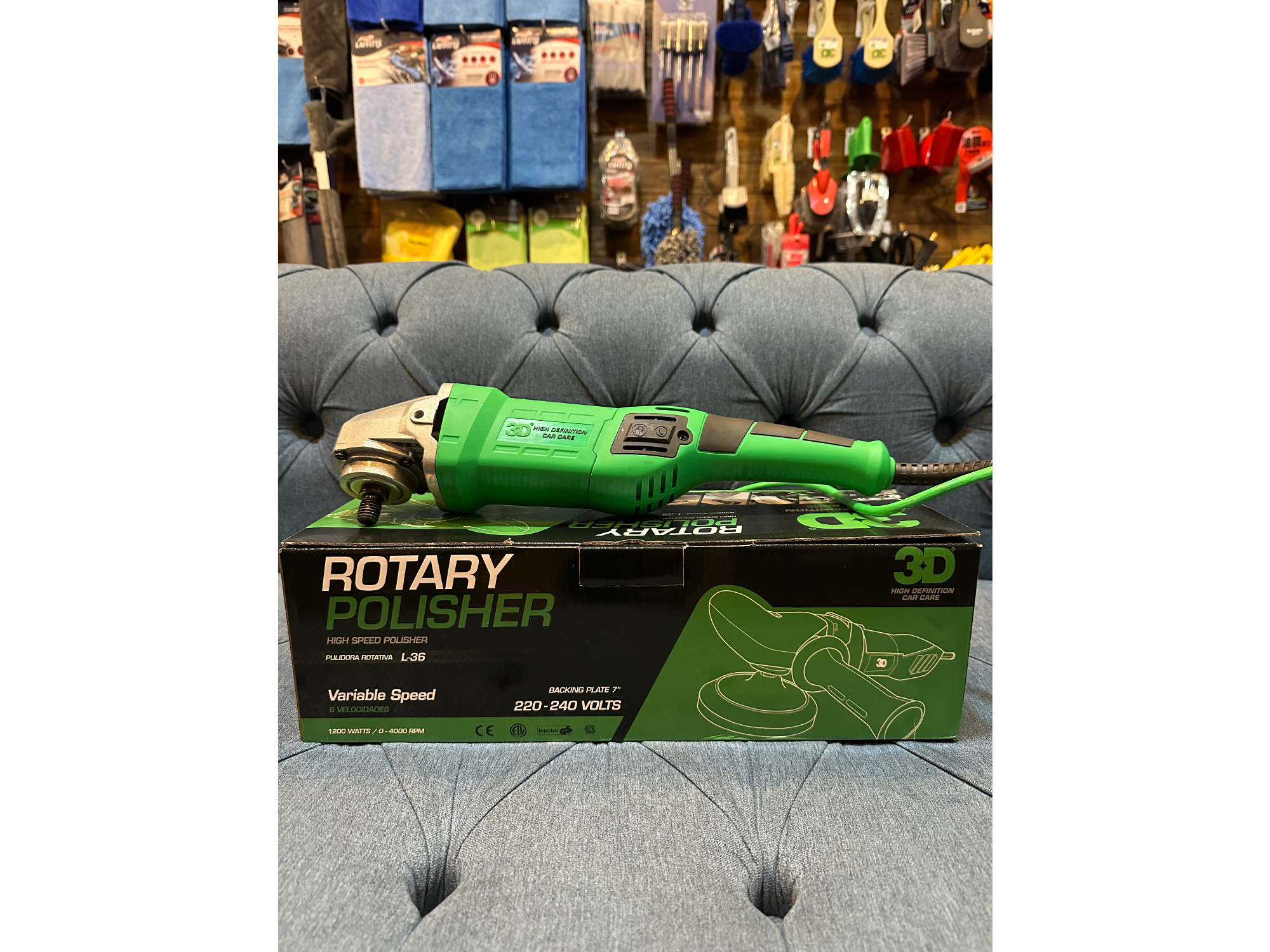 Pulidora rotativa L36 Modelo nuevo 3D