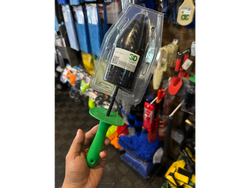 Cepillo tipo daytona 3D chico (verde y negro)