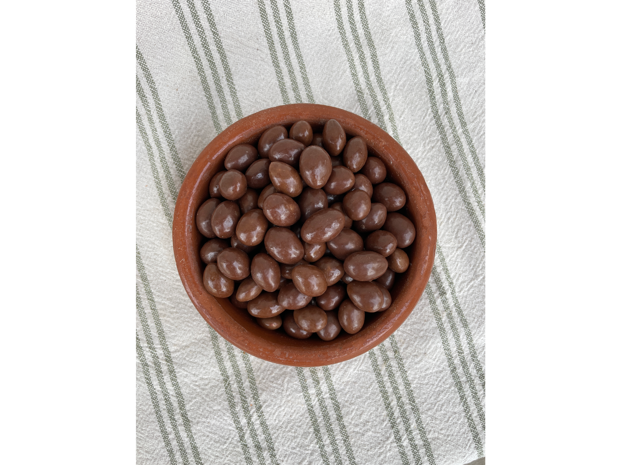 Almendras con chocolate