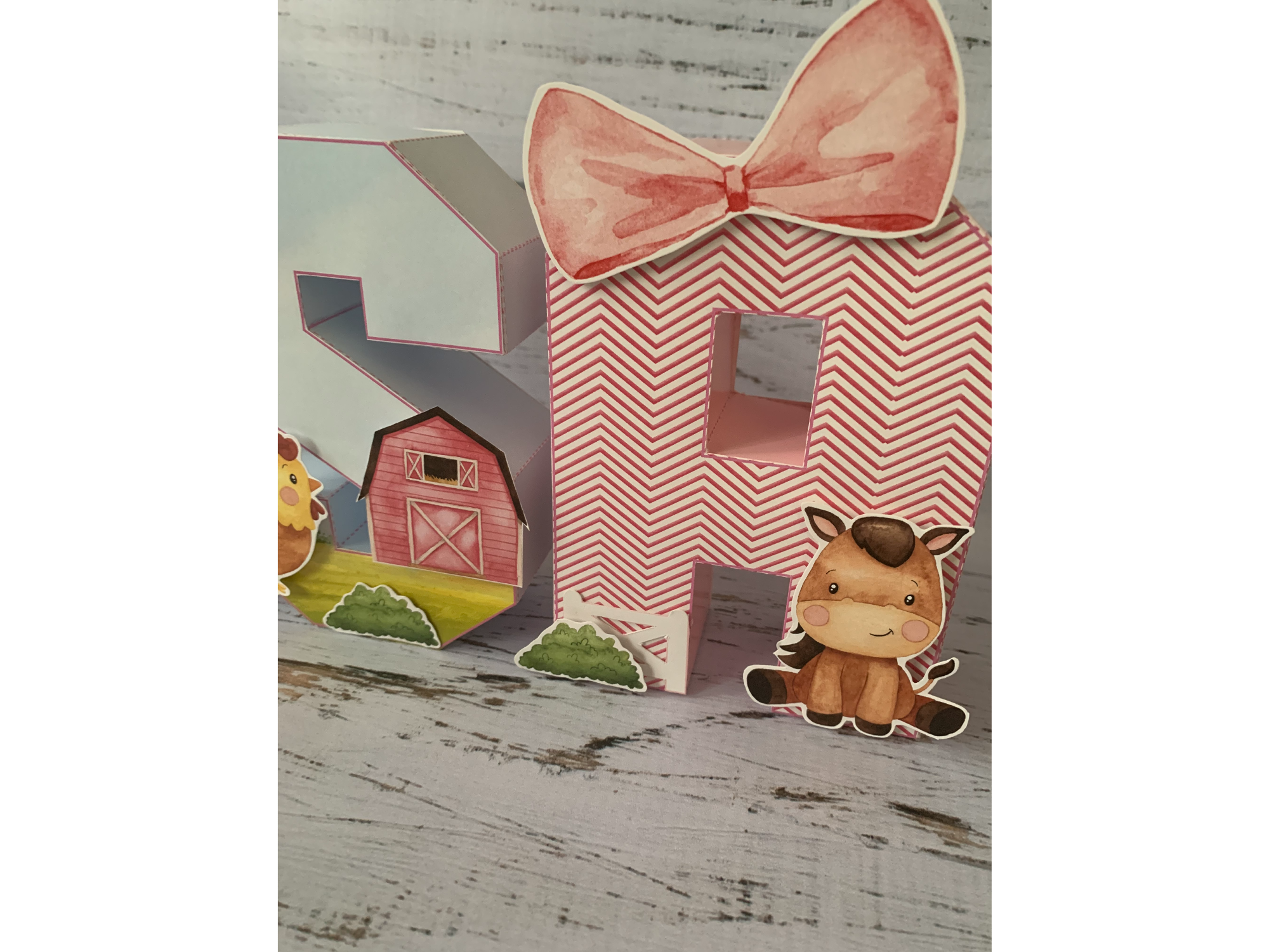 Letra / Numero 3D 20 cm