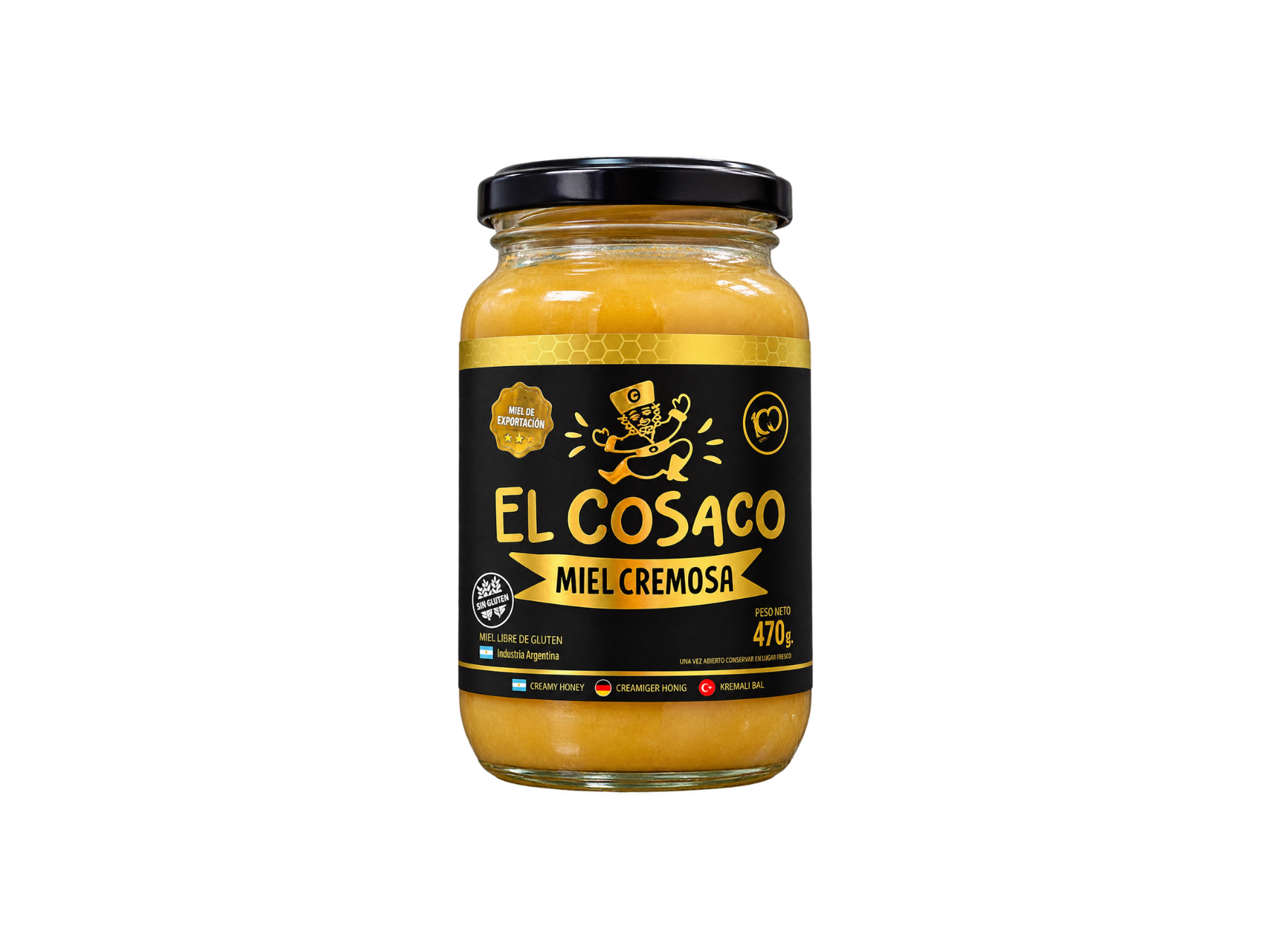 MIEL CREMOSA EL COSACO X 470G