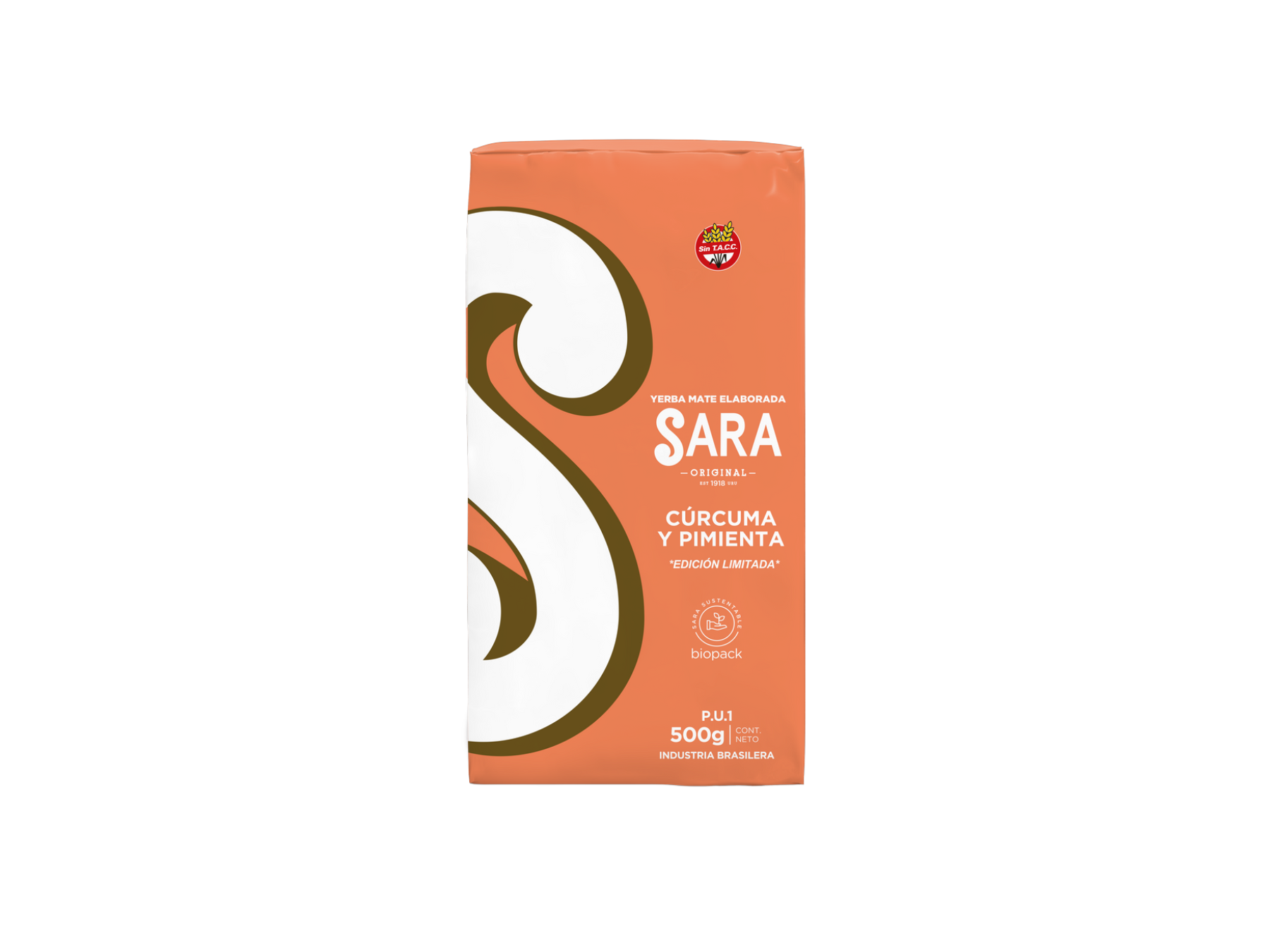 SARA CURCUMA Y PIMIENTA X 500 G