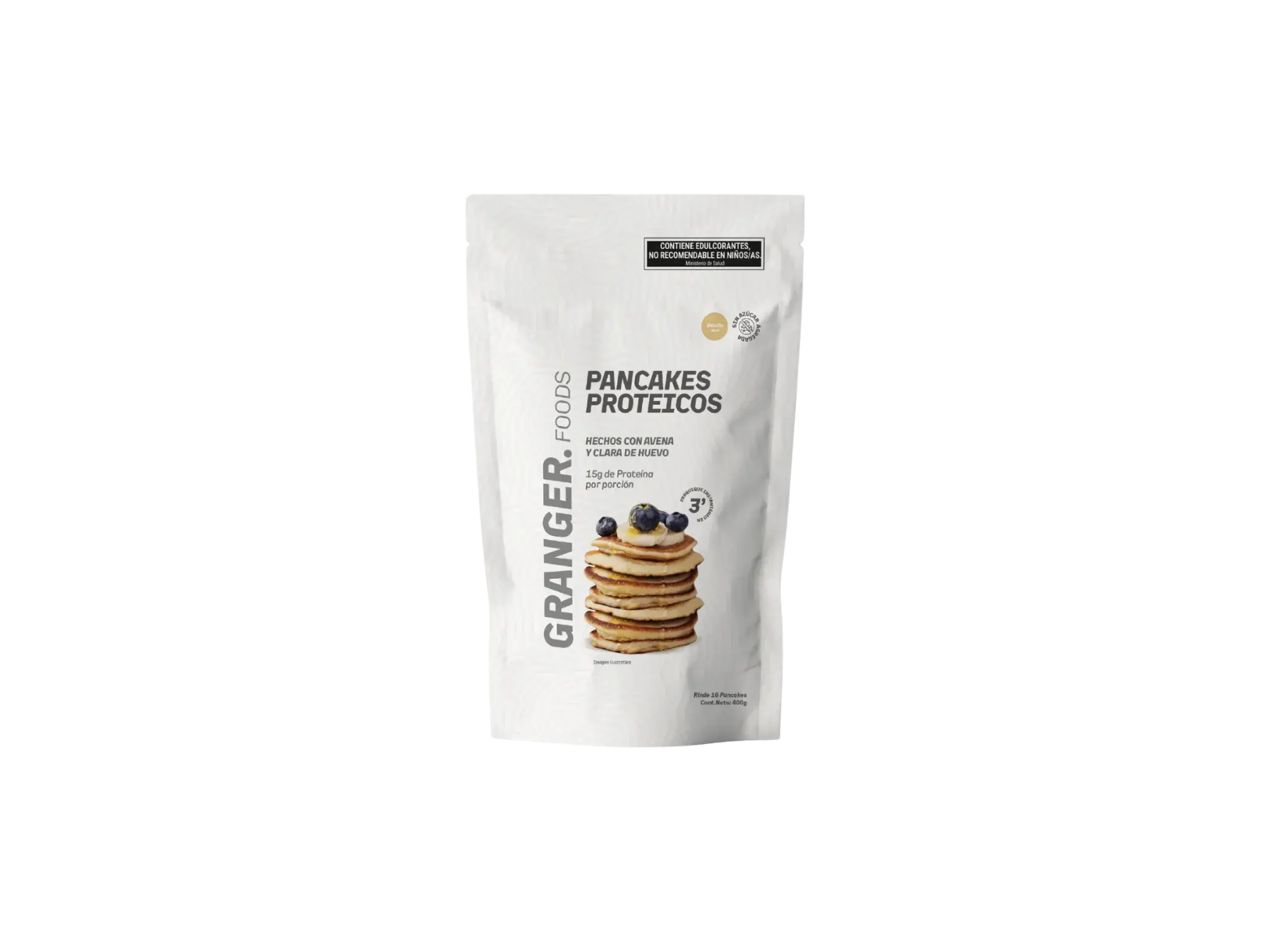 PANCAKES PROTEICOS VAINILLA X 400G