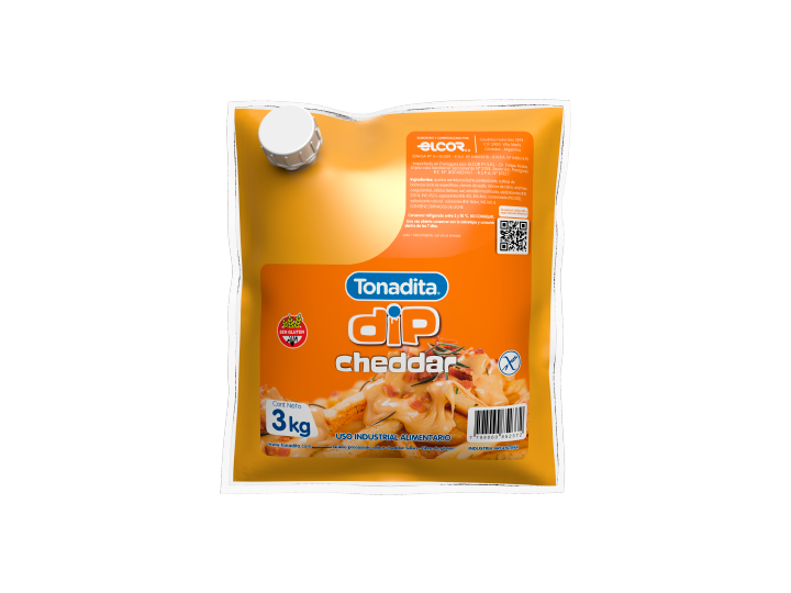 QUESO CHEDDAR TONADITA  BOLSAS X 3KG