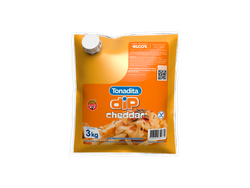 QUESO CHEDDAR TONADITA BOLSAS X 3KG
